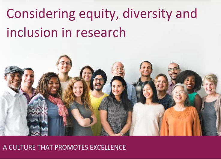 Considering Equity, Diversity, and Inclusion in Research
